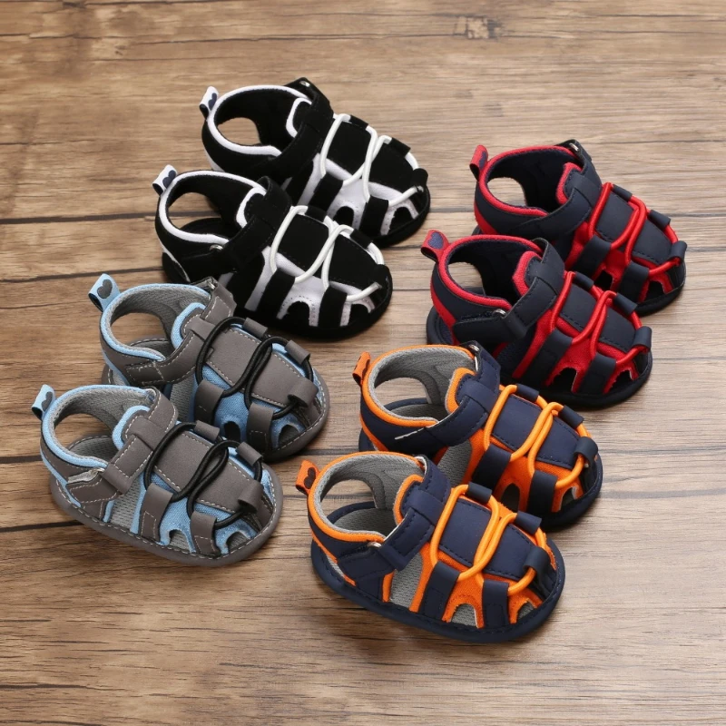 2026 Summer New Kids Sandals Comfort Anti Slip Baby First Walkers Lightwe Boys' Beach Shoes Simple Versatile Girls' Sandals