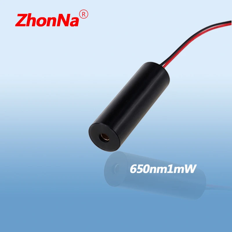 Red650nm1mWLaserModuleMetalBronzeHead Photoelectric Source Manufacturer Free Customization European Safety Standards  Dot Target