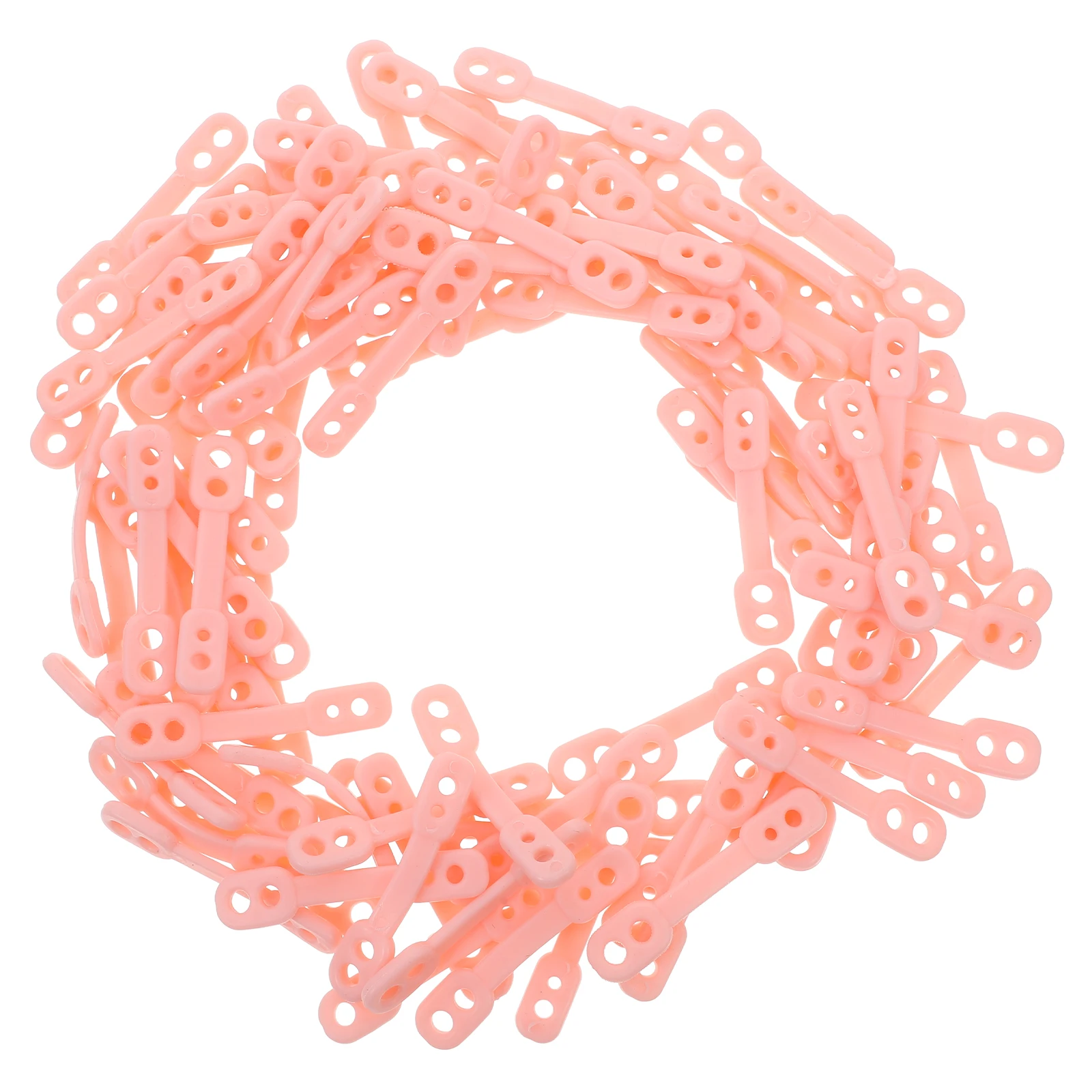 100Pcs Home Hanger Fastener Windproof Clothes Buckle Anti-Slip for Hangers Secure Laundry Drying Solution