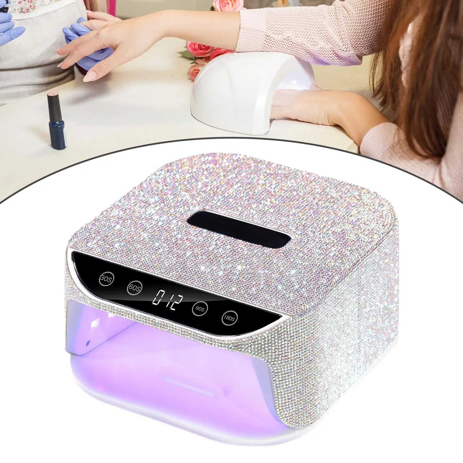 

Nail Lamp 4 Timer Modes Professional for Gel Nails 36 LED Beads Nail Curing Lamp for Salon Home DIY Toenails Nail Technician