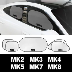 5PCS Car Window Sunshade Cover Visor Auto Interior Accessories For VW Volkswagen Golf 6 7 5 4 3 2 8 MK4 MK6 MK7 MK5 MK3 MK2 MK8