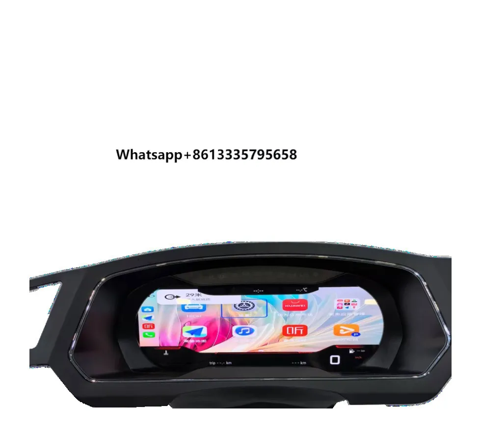 

Upgrade Linux Dashboard LCD Digital Speedometer Panel for VW TiguanL 2017-2022 New for Auto Meter
