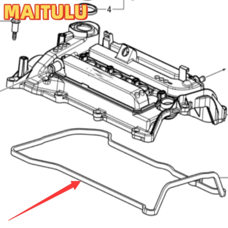 MAITULU's new valve cover gasket 12341-59B-013 is suitable for Honda Accord Civic 1.5 litre Crv engines