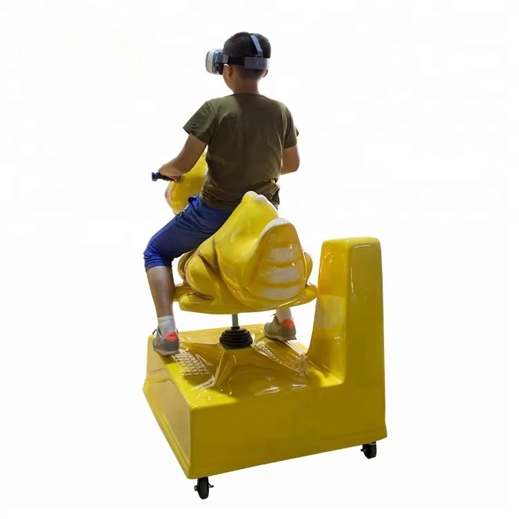 Entertainment Center Coin Operated 9d Vr Virtual Reality Children's Dinosaur Ride Game Machine