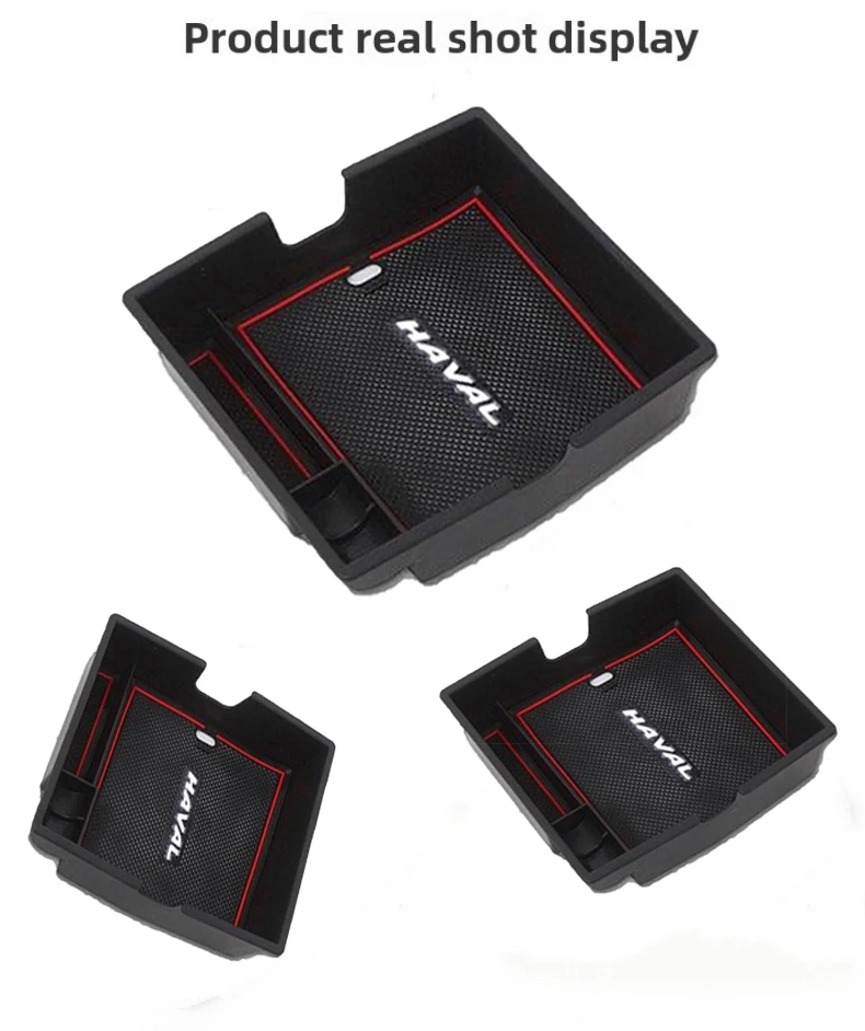 Auto Center Konsole Organizer Fall Interior Styling Zubehör Armlehne Versteckte Halter Lagerung Box Für Haval Jolion 2021 2022 2023 – Detail 8
