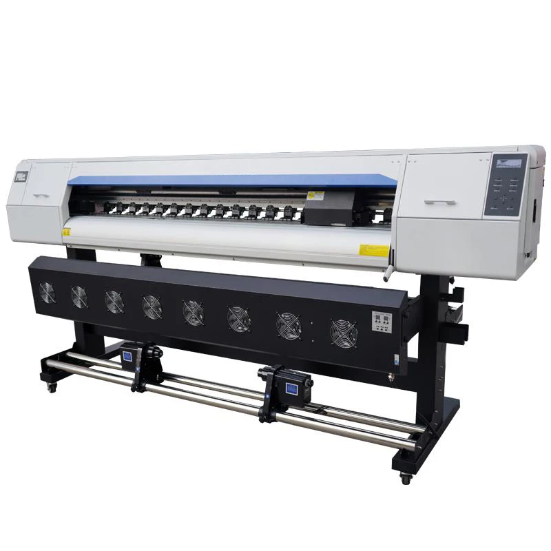 I3200 Heads High Speed Printing Machine Ecosolvent Ink Printer With Anti Collision Sensor And Servo Motor