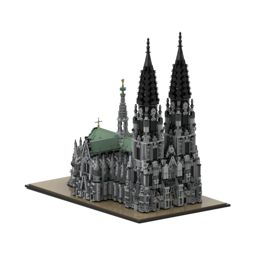 Gobricks MOC Cologne Cathedral Building Blocks Toys