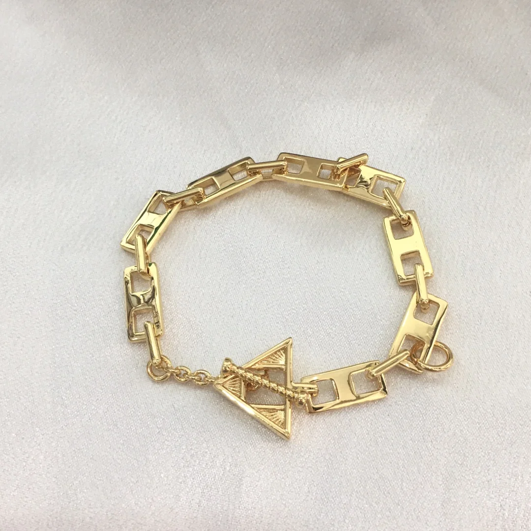 24new Triangle OT bracelet female pig nose square buckle