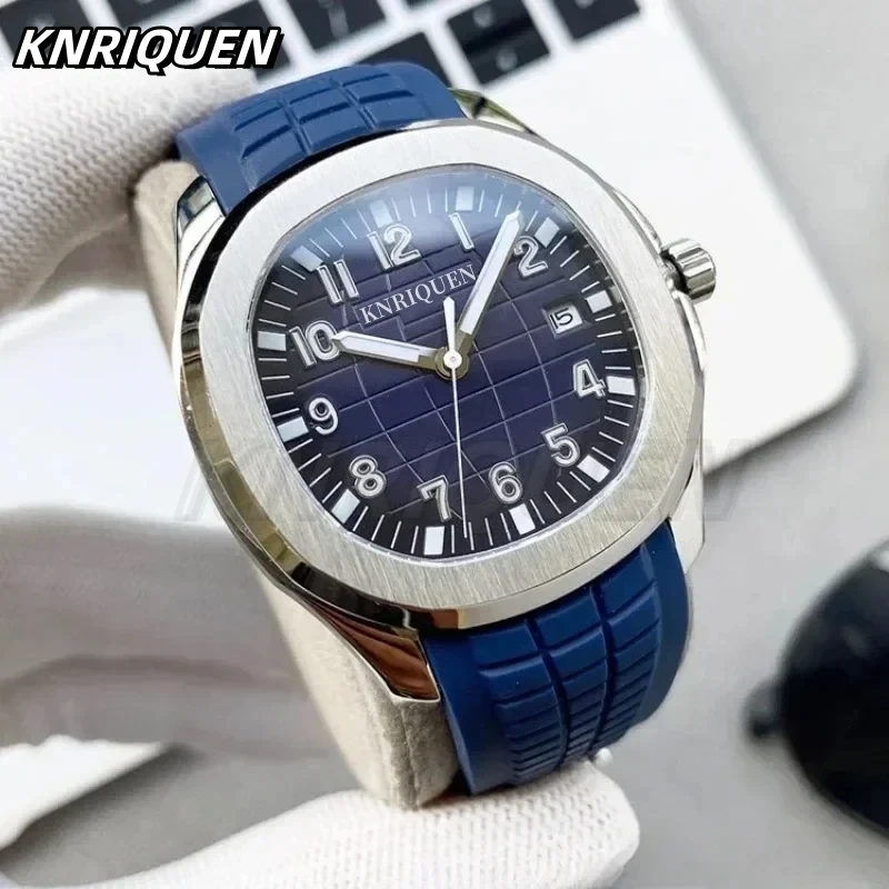 Luxury New Automatic Watch for Men 2813 Mechanical Watches 5711 Nautilus Stainless Steel Business Rose Gold Black Blue Luminous