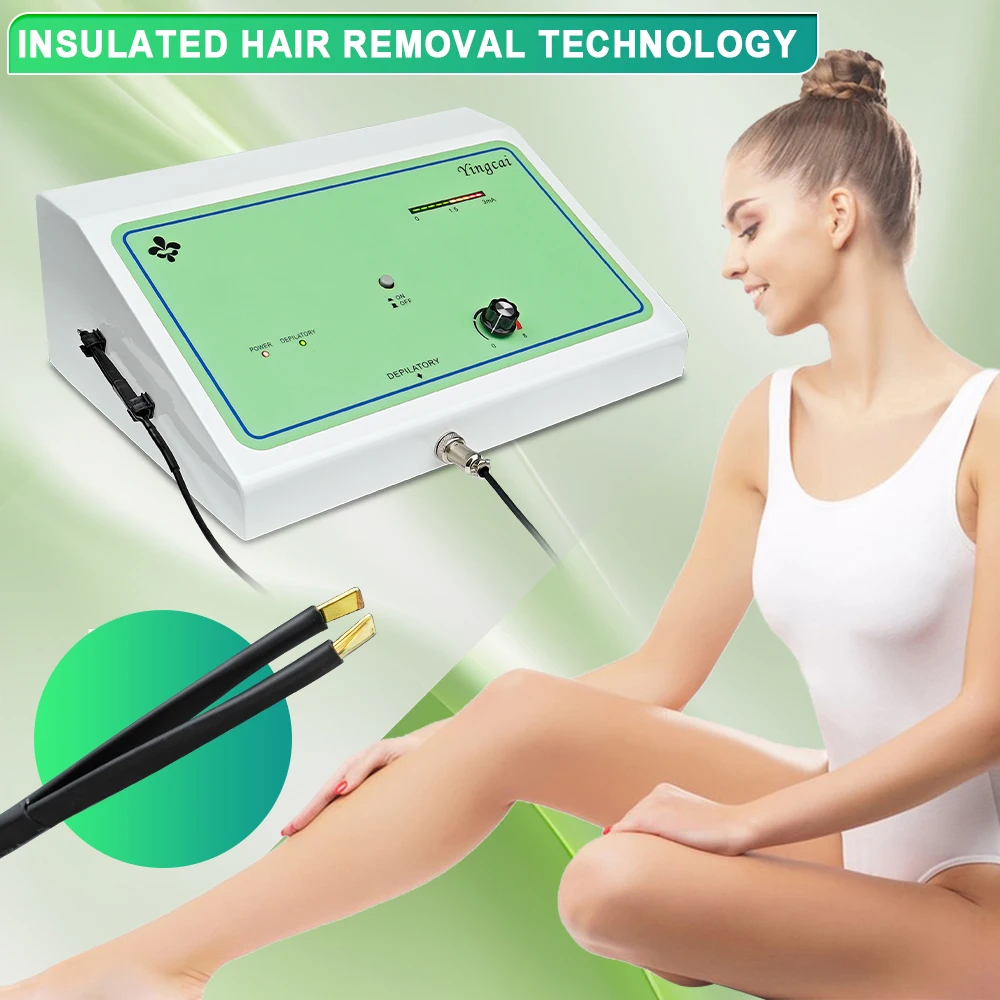 

New 2026 Portable Tweezer Hair Removal Galvanic Blend Electrolysis Epilation Machine for Dark Skins White Hair All Skin