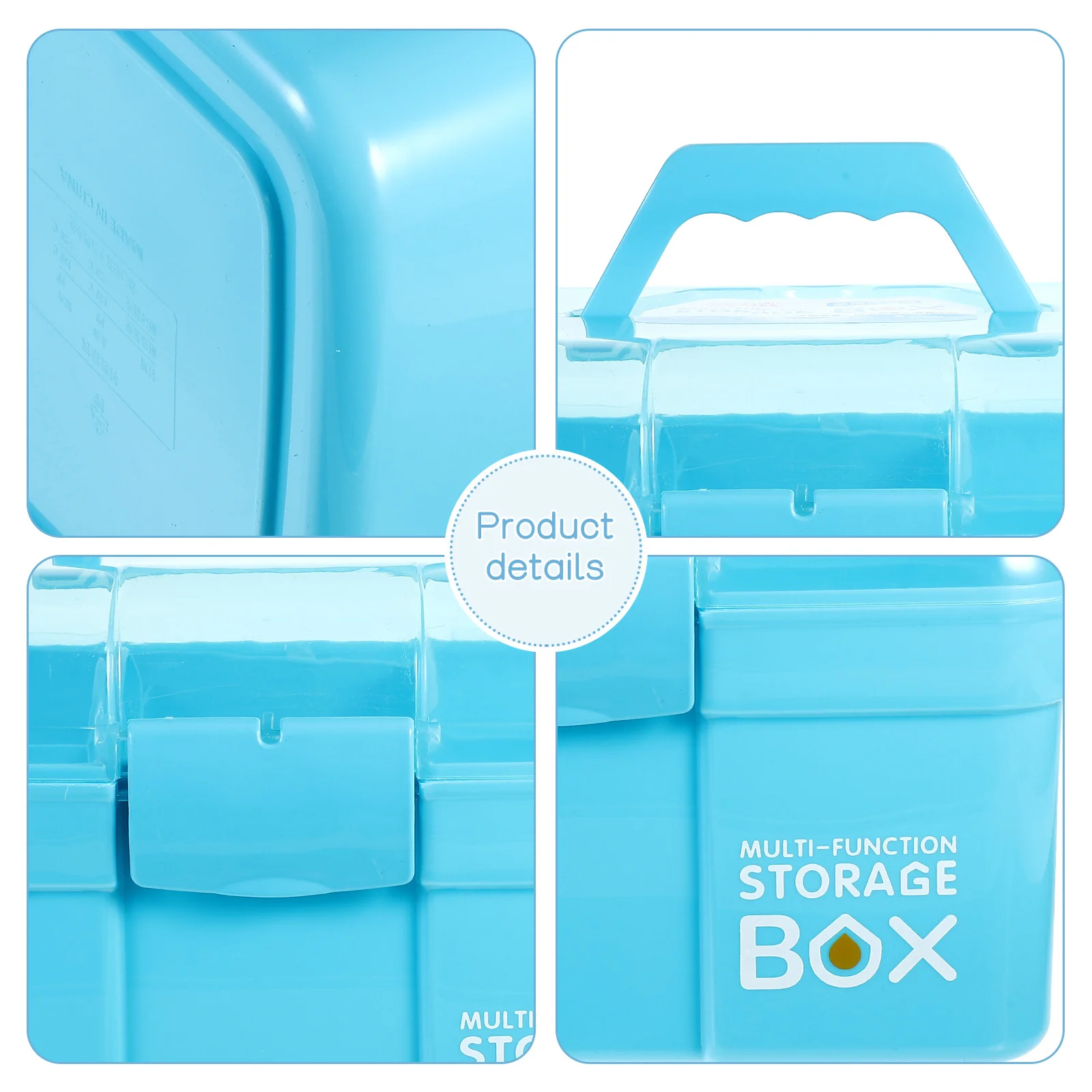 صندوق دواء محمول، منظم تخزين مزدوج الطبقات، حاوية أدوية للسفر المنزلي، صندوق إسعافات أولية للرعاية الصحية #3