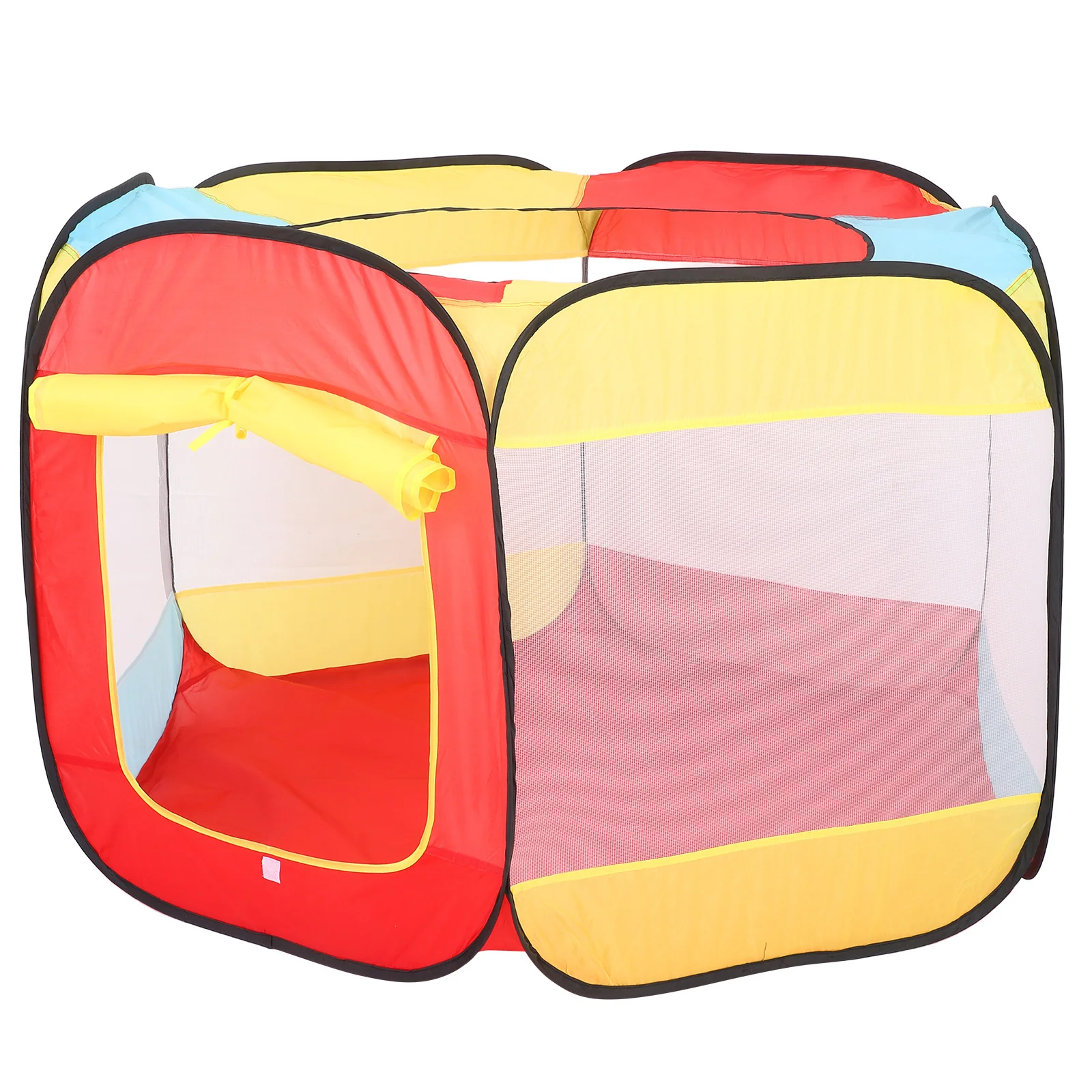 

Pop Up Kids Tent with Foldable Ball Pit - Mesh Playhouse for Indoor Outdoor Use Portable Toddler Play Tent for Parties and