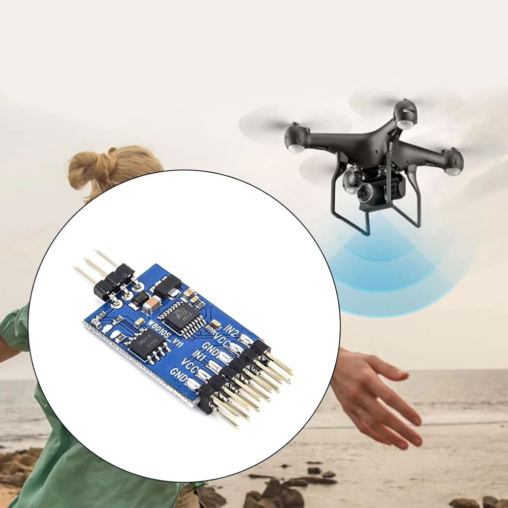 Video Switcher Module 3 Way Video Switcher Module for FPV Camera Module Multicopter Drones 5.8G FPV Transmitter and Camera 5-12V