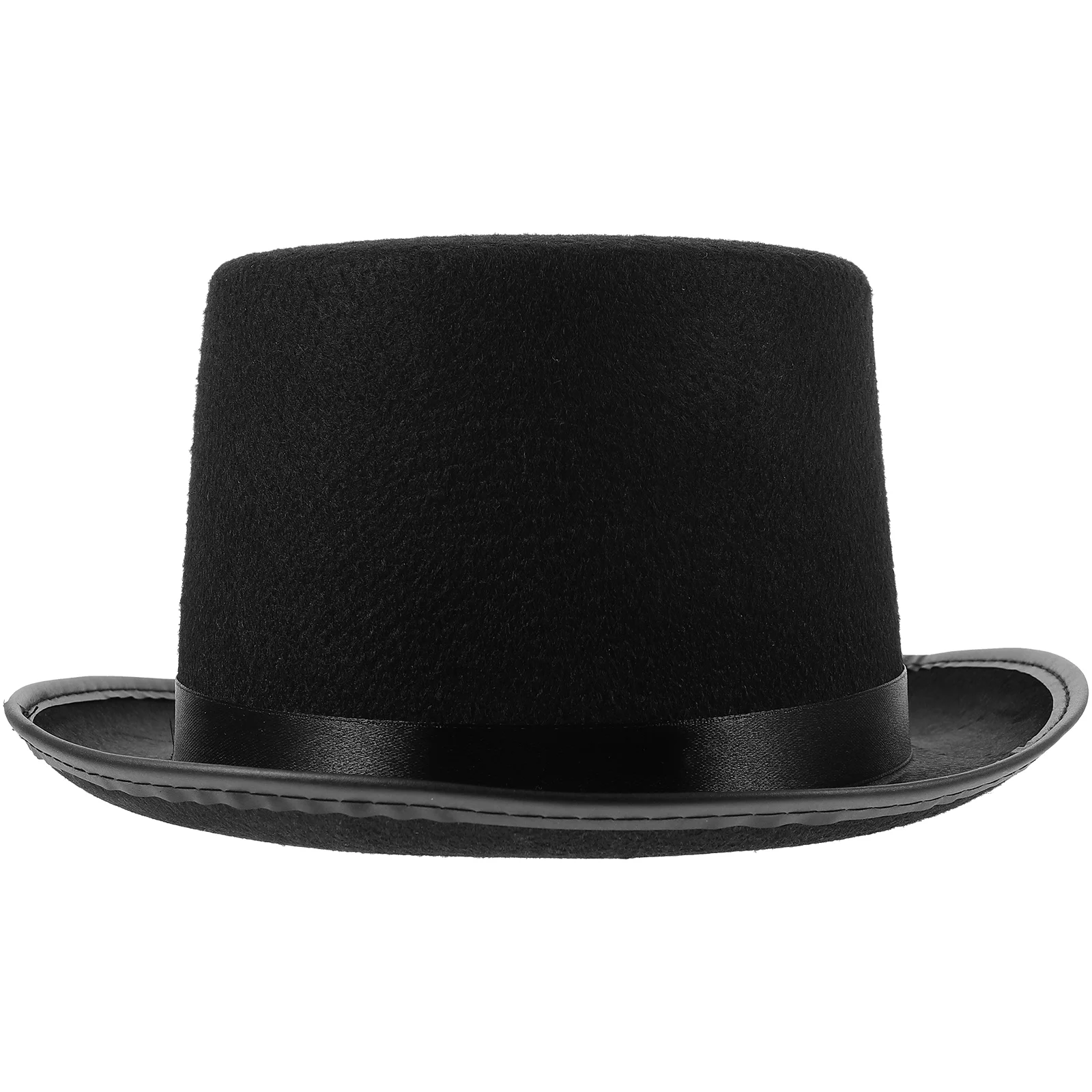 

Party Hat Conjuring Performance Magician Cap Hats Adults Decorate Props Cloth Caps Miss Black Top