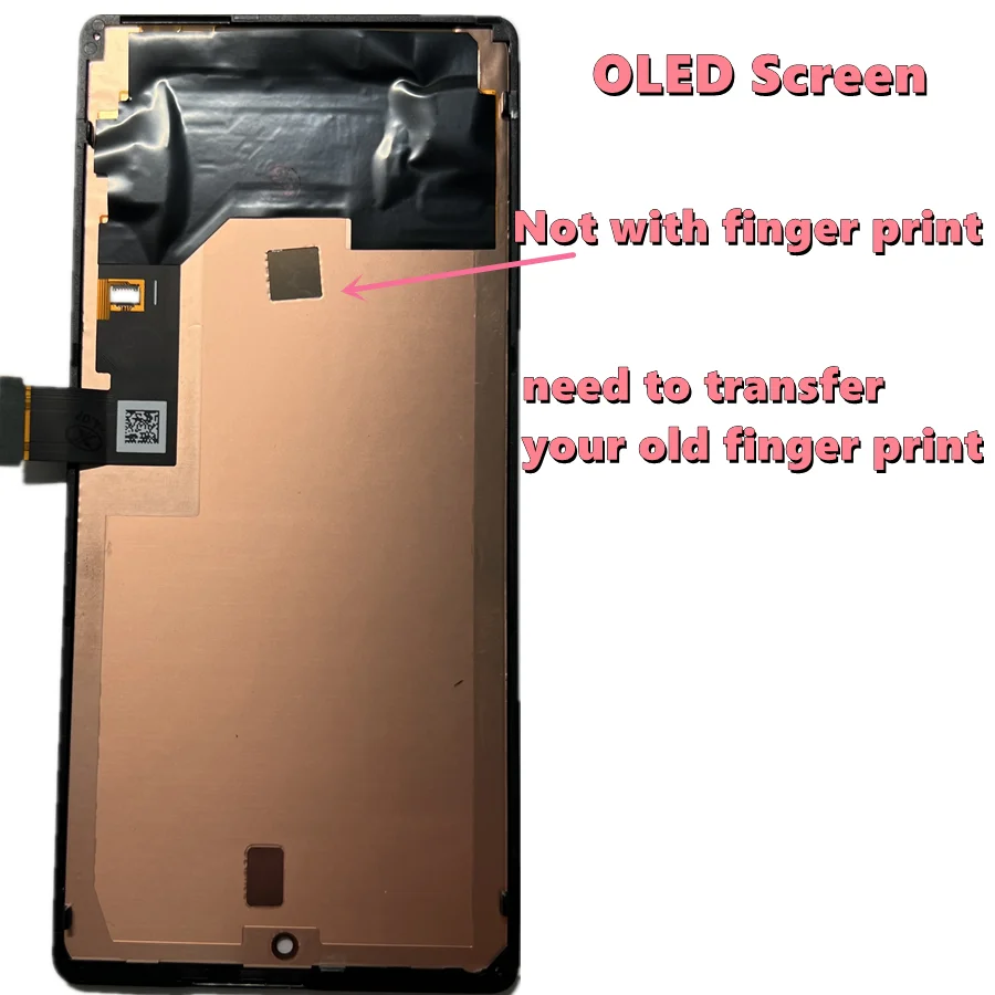 LCD Display with Frame for Google Pixel 6, Touch Screen Digitizer Assembly Replacement, OLED