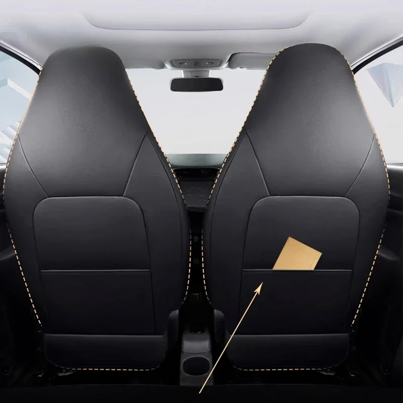 For Leapmotor T03 2024-2026 Full Complete Front and Rear Covered Customize Leather Seat Cover Fit Car Specific Seat