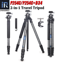 INNOREL P254C Carbon Tripod Portable Compact Lightweight Travel Stand for Digital DSLR Camera  with Special-Shaped Center Column