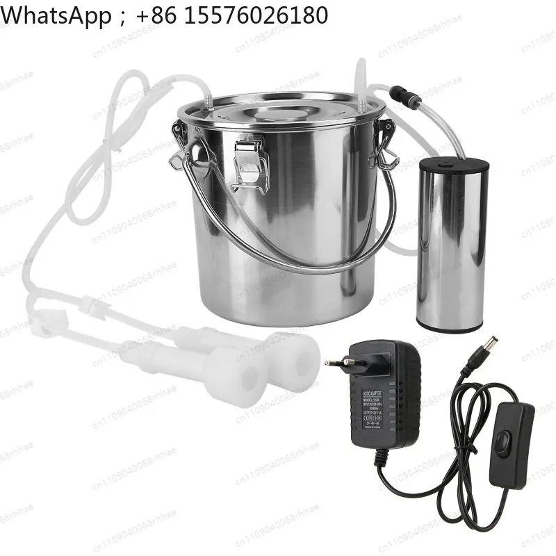 

5L Goat Sheep Cow Milking Kit Portable Electric Milker Milking Machine 100-240V