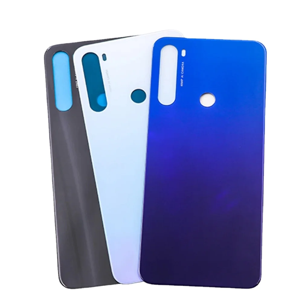 New For Xiaomi Redmi Note 8T Battery Back Cover Rear Door 3D Glass Panel For Redmi Note8T Housing Case With Adhesive Replace