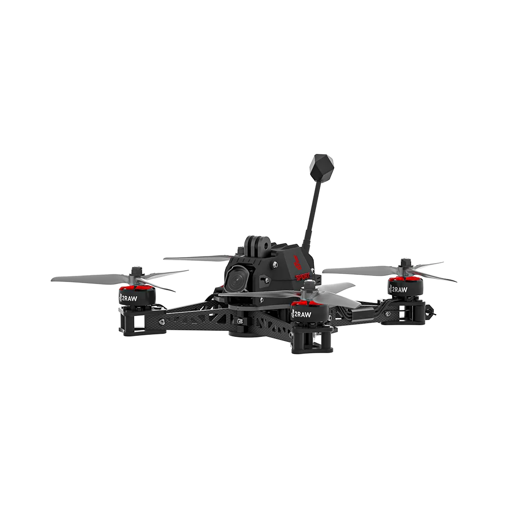 Дрон Afterburner Sport O4 6S HD BNF с двигателем O4 Air Unit Pro/R5 2207 2100KV для гонок FPV