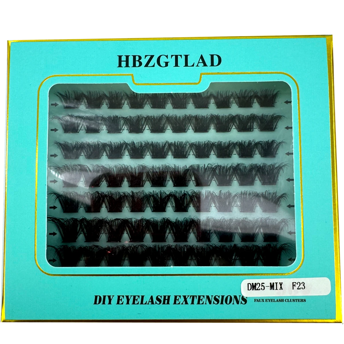 ใหม่ 5D Fluffy Cluster Lashes Natural Eyelash Extension Volume Lashes ผสมถาด Faux Mink Lashes Cilias DIY แต่งหน้า