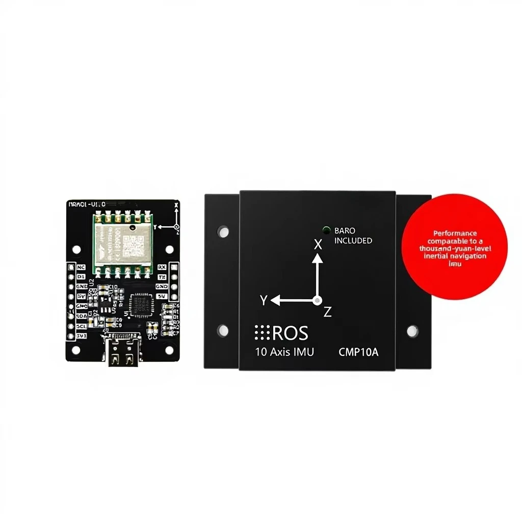9 Axis AHRS Attitude Sensor MEMS Gyroscope IMU Inertial Navigation Module USB Interface for ROS2 Robot