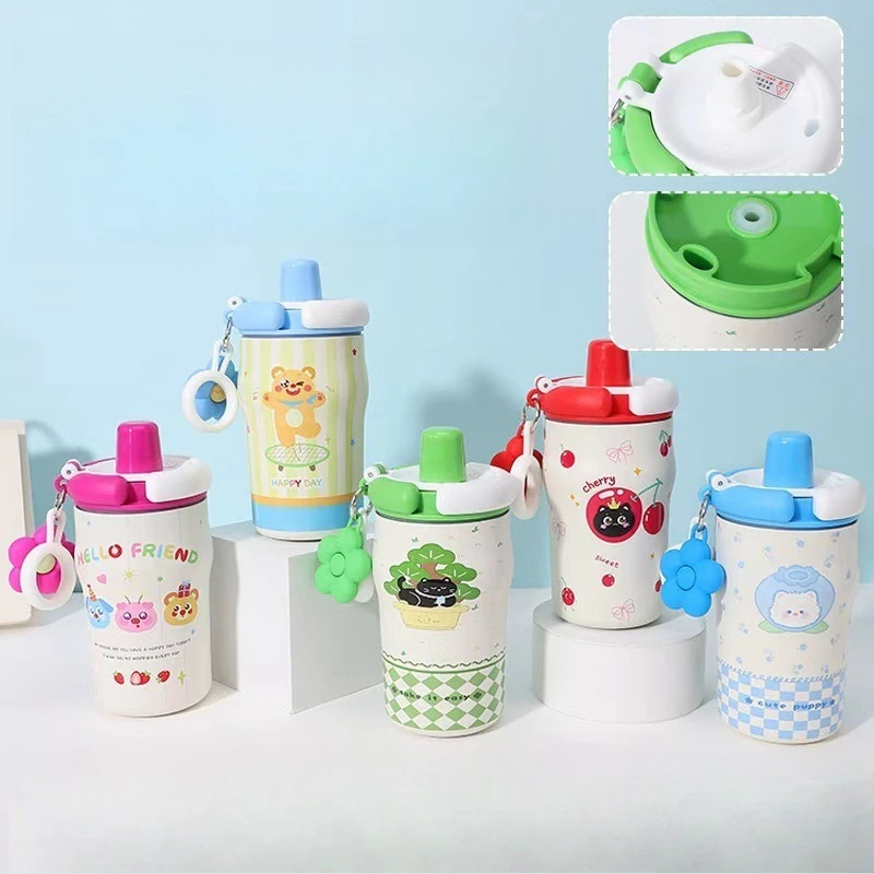 

380ml 316 Stainless Steel Insulated Bottle Portable Mini Ice King Cup for Girls Outdoor Handheld Portable Coffee Water Cup