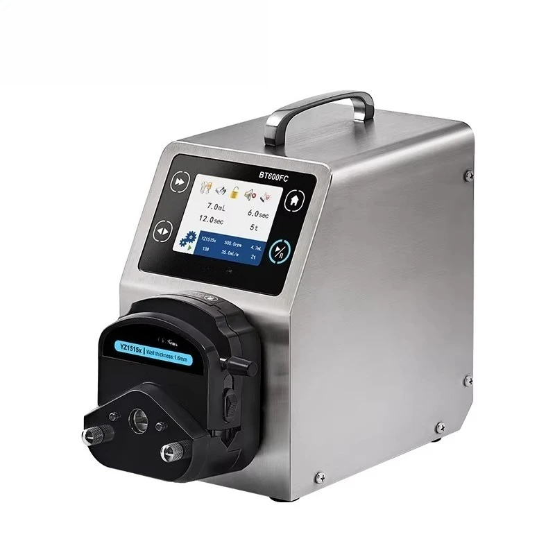 Low Pulse Dispensing Peristaltic Pump BT600FC 2000ml Min Industrial Liquid Transfer Pump