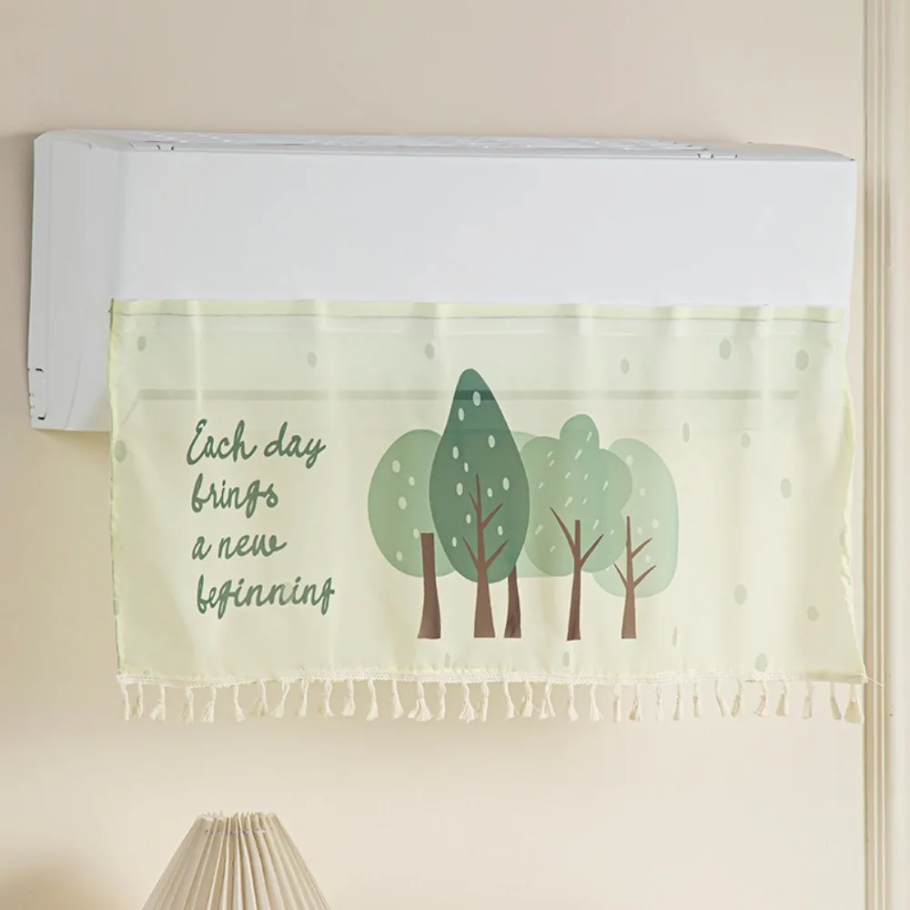 

Anti-direct Blowing Air Conditioner Windshield Curtain Windproof Dustproof Air Conditioner Dust Cover No-punching Hanging