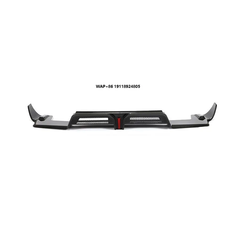 

2022-2024 for Porsche Macan CTS Sport Utility 4-Door Carbon Fiber Rear Bumper Diffuser Real Dry New Condition
