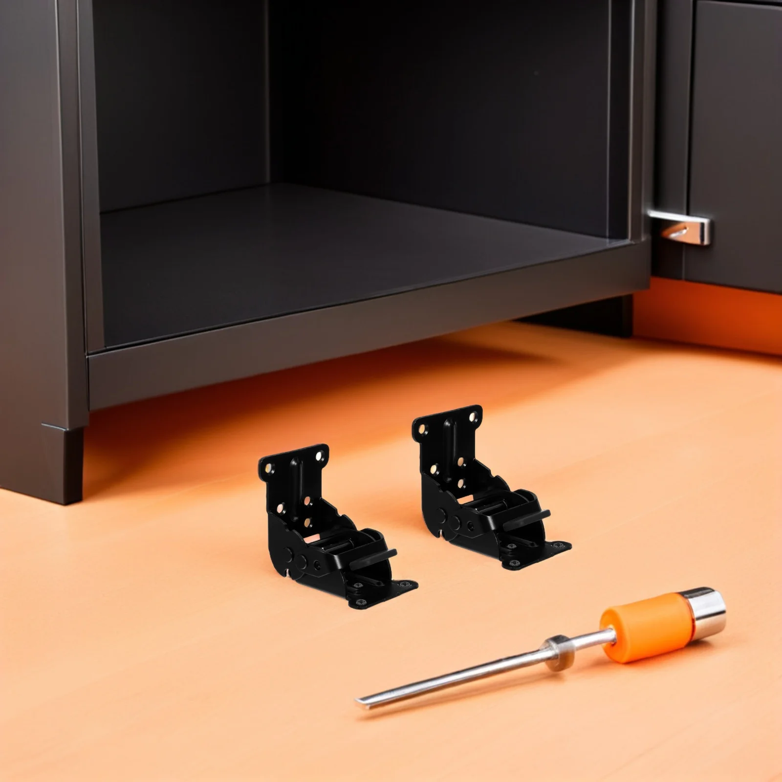 

4Pcs Hidden Folding Table Hinges Heavy Duty Self Locking Steel Adjustable Angle Furniture Brackets Space Saving Workbench