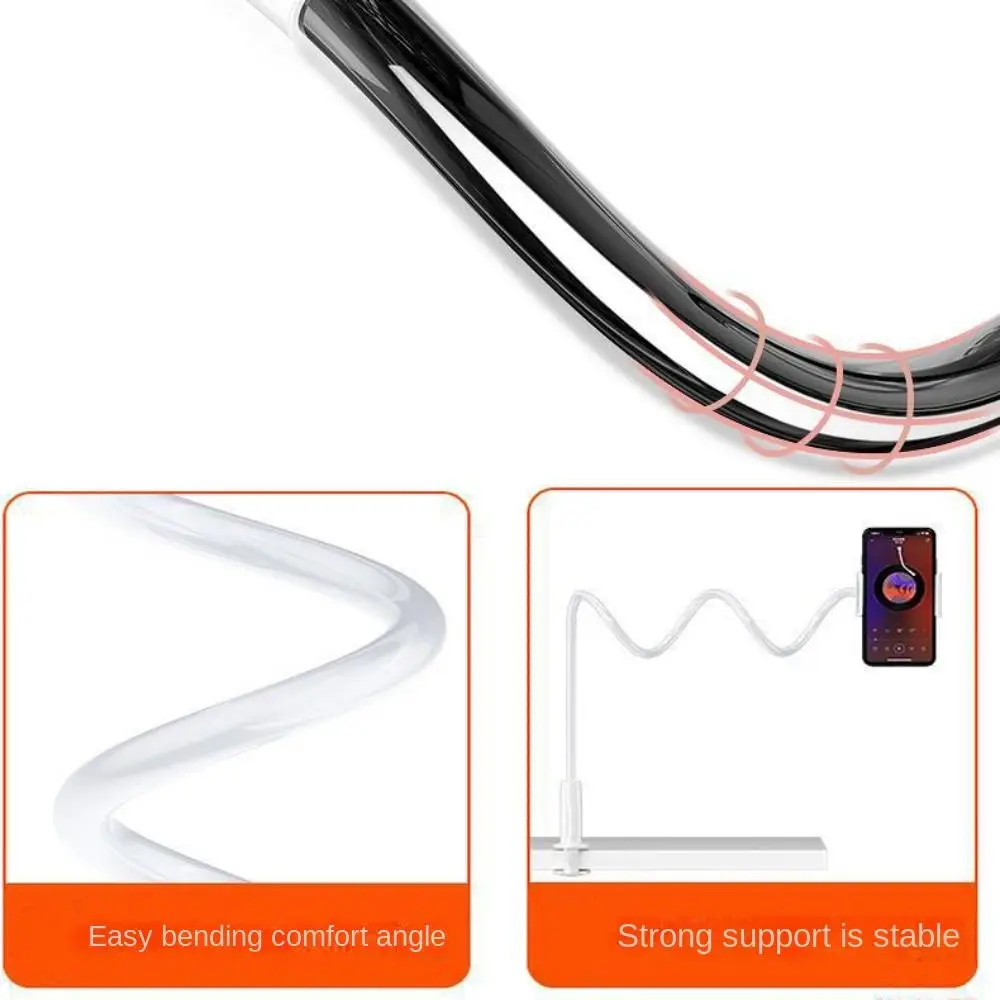 

Держатель для мобильного телефона с длинной рукой, гибкий 70/80/90/120 см, прикроватный удлинитель, складной многофункциональный спиральный держатель для телефона