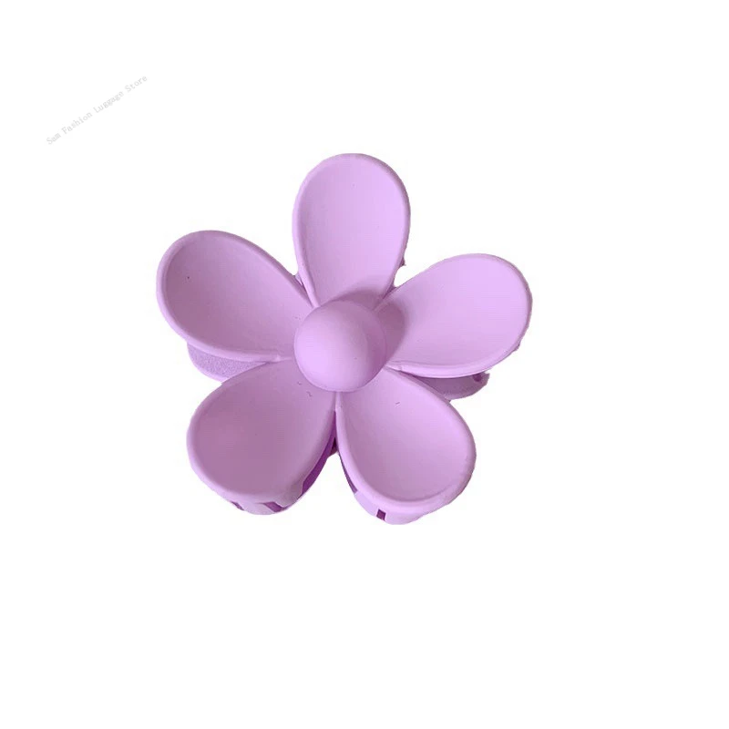 Griffe à cheveux moyenne en forme de fleur de 5cm, adaptée aux cheveux fins, à utiliser un Style doux et mignon, accessoires pour cheveux à la mode, Barrette de bain