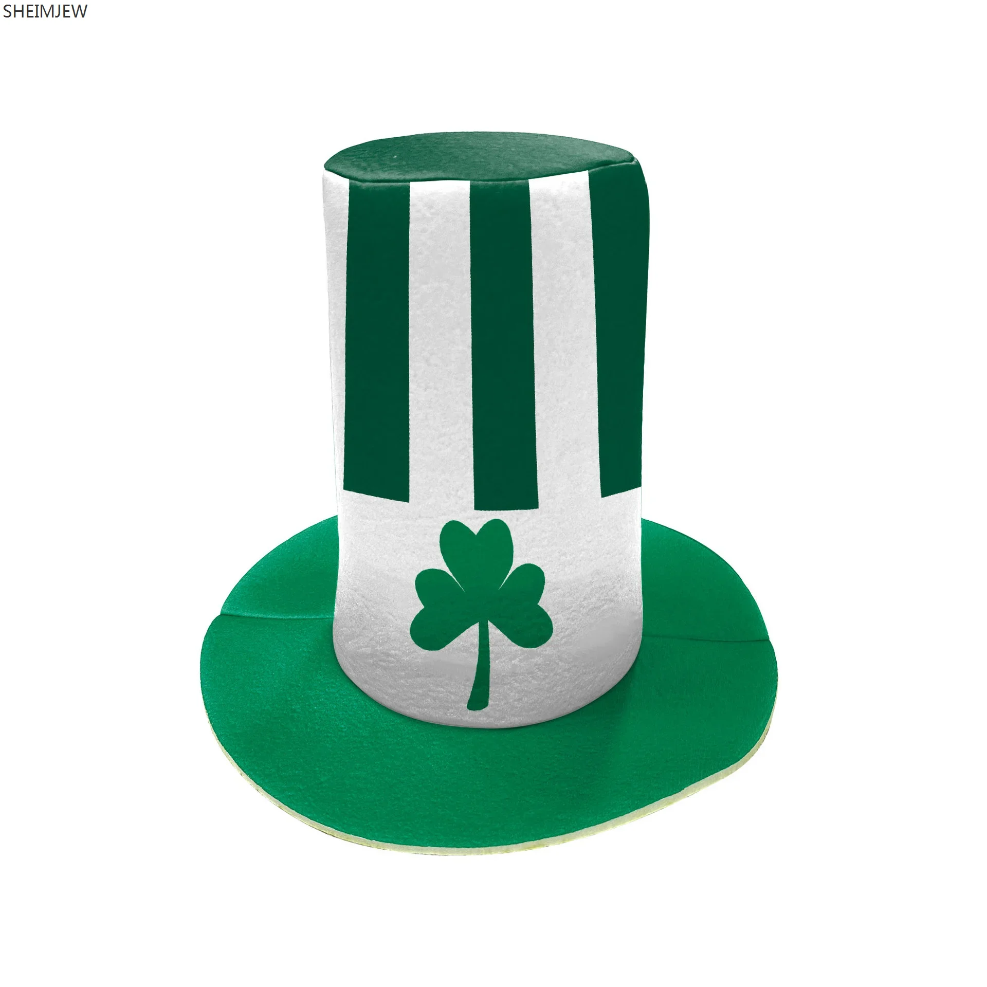 2024 Green Irish Festival Parade Hat St Patrick's Day Hats Digital Printed Performance Festival Hat Holiday Party Cosplay Props