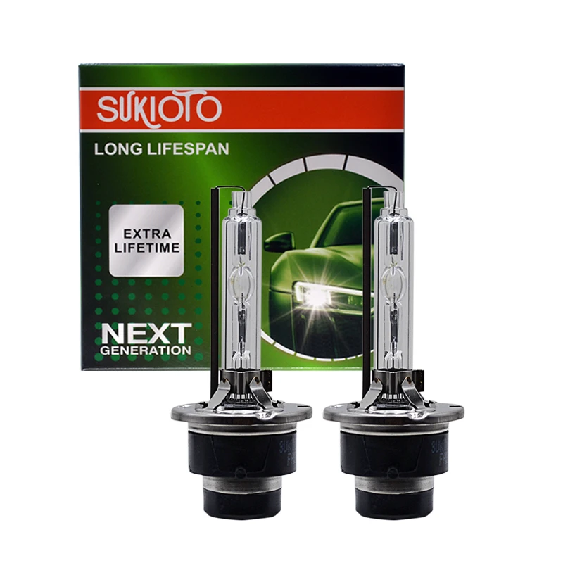 

2 шт. SUKIOTO D4S HID ксеноновая лампа 35 Вт D2S HID ксеноновые лампы 4300K 6000K 8000K Замена для 66240 66440 оригинальная автомобильная лампа