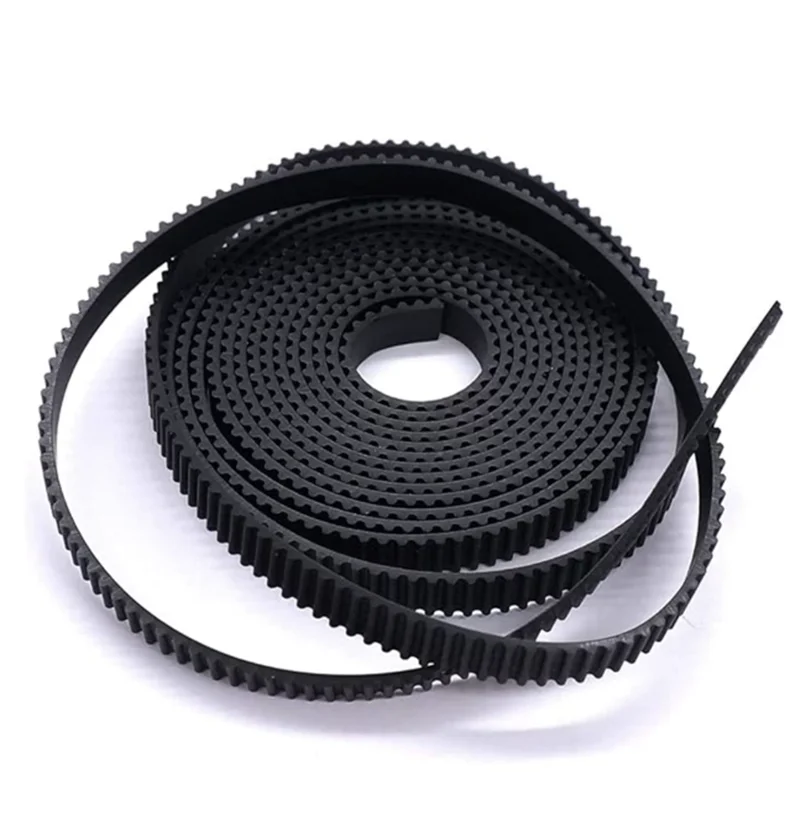 2GT S2M Open Synchronous Belt 6mm 10mm 15mm Width 2mm Tooth Pitch Rubber Timing Belt for 3D Printer CNC Engraving Machine DIY