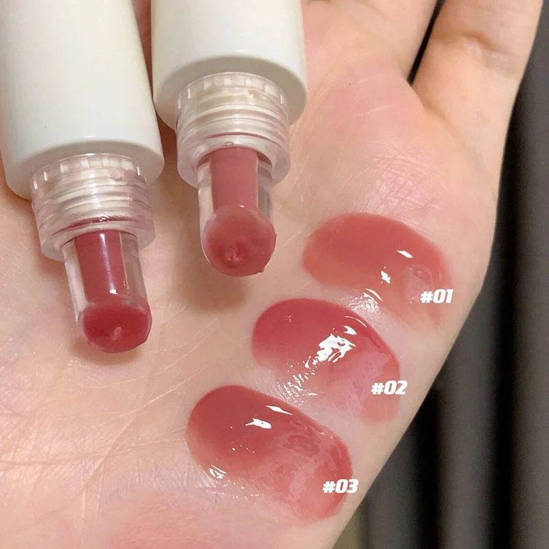 Nieuw Water Licht Glas Lip Glazuur Hydraterende Spiegel Lippen Olie Voedende Hydraterende Parelmoer Voor Student Lip Cosmetica Tool