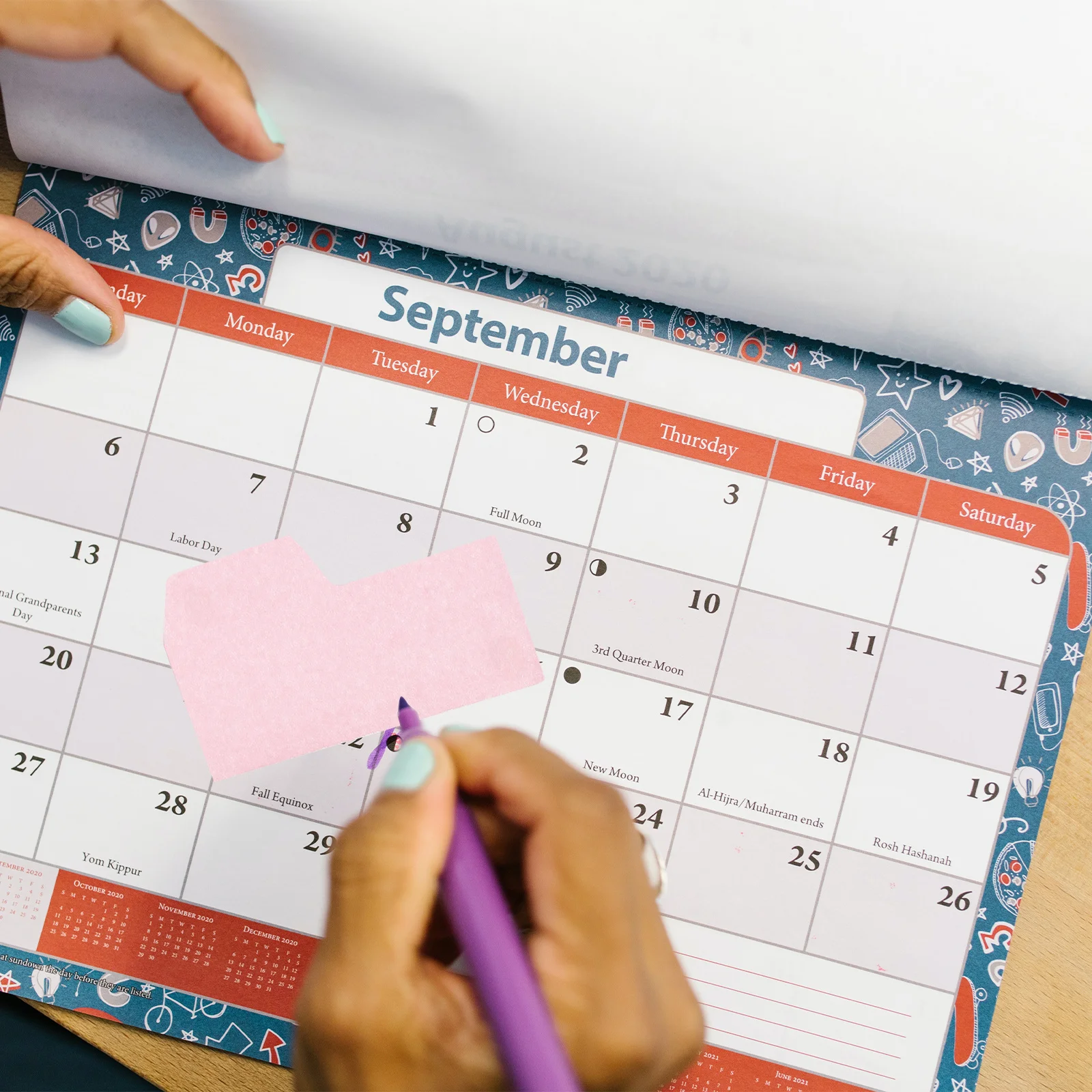 6 قطعة ملصقات مذكرة متدرجة ملاحظات مؤشر ملونة قابلة للكتابة لوضع علامات على صفحات المستندات ملصقات مؤشر اللوازم المدرسية المكتبية #1