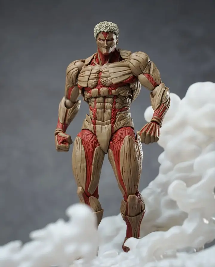 In Magazzino Kaiyodo Eren Incredibile Yamaguchi Attacco Su Titano Anime Action Figure Eren Jaeger Blindato Titano Pvc Modello di Azione Giocattolo Regali