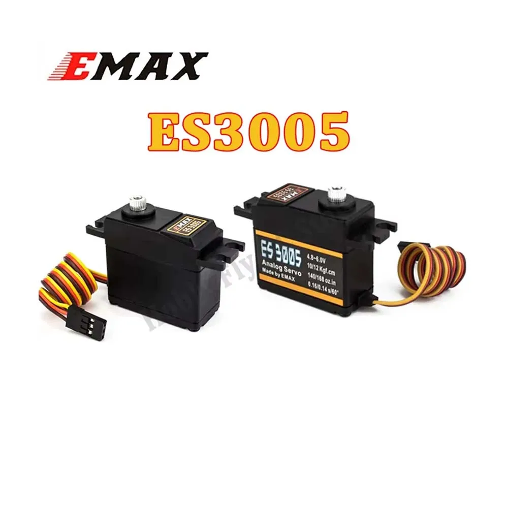 

EMAX ES3003 Plastic Analog Servo 17.5g Waterproof Servo with Gears for RC Car Helicopter Boat Airplane Accessories