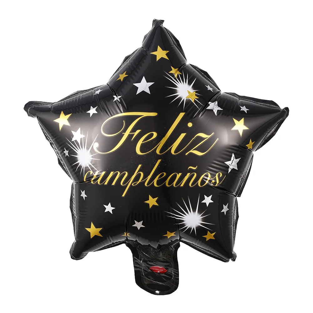 10pcs 10inch Spanish Happy Birthday Foil Balloons Feliz Cumpleanos Te Quiero Air Baloes Event Party Decorations Air Golobs