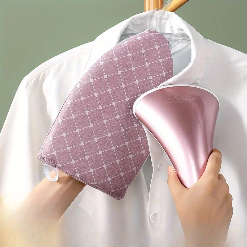 Fabric Handheld Ironing Board Heat Resistant Steamer Glove Handheld Clothing Steam Engine Mitt Ironing Accessories for Clothes