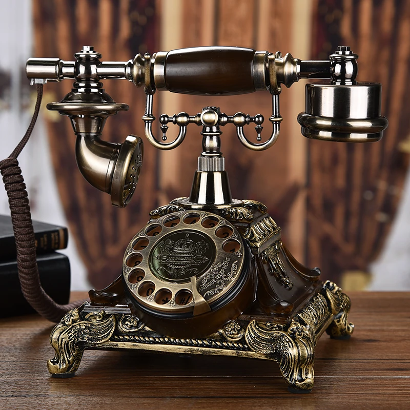 European retro telephone landline