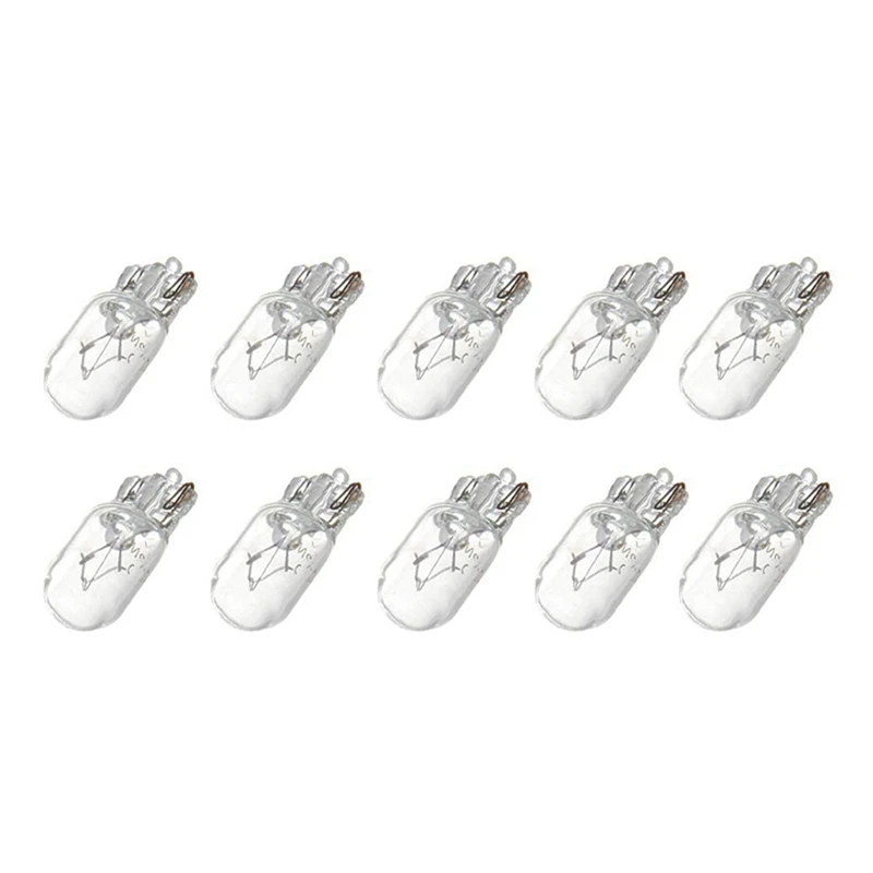 Car T10 12V 5W 168 194 W5W Halogen Light Bulb Instrument Cluster Gauge Dash Lamp Reading Lights , 30 Pack Warm White