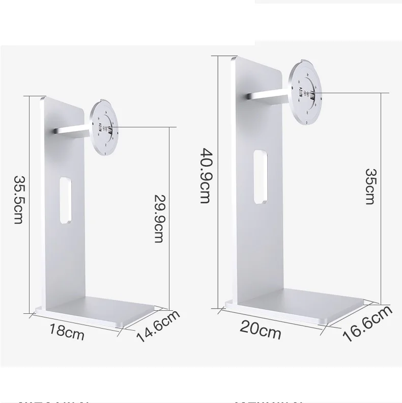 Stop aluminium CNC uchwyt obrotowy monitora LCD w stylu XDR 24 \'\'-40\'\', wsparcie Max 10KG wspornik monitora VESA 100*100