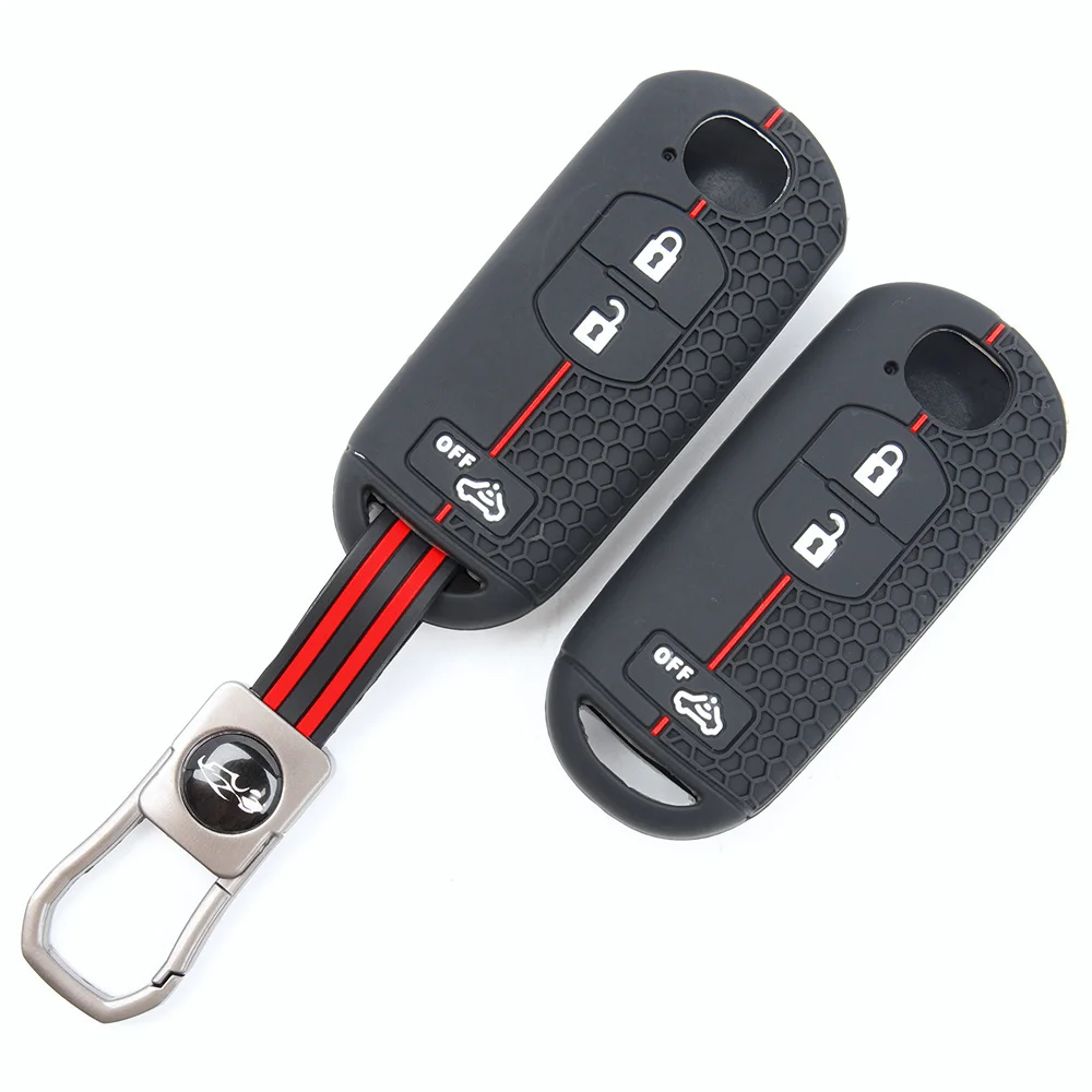 For Mazda 2 3 6 CX 3 CX 5 CX 7 CX 9 Full Coverage Silicone Key Shell Wrist Strap Holder Shock Absorbing Non Slip