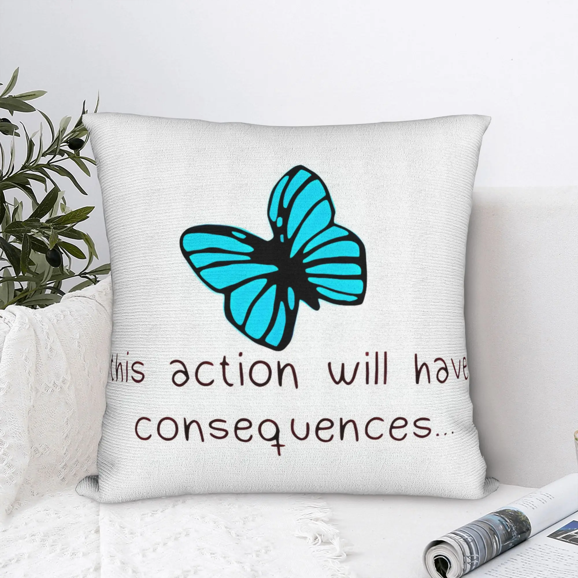 Life is Strange Consequences Butterfly Pillow Case  Fashion Pillow Cover Print Pillowcases For Sofa Home Decoration