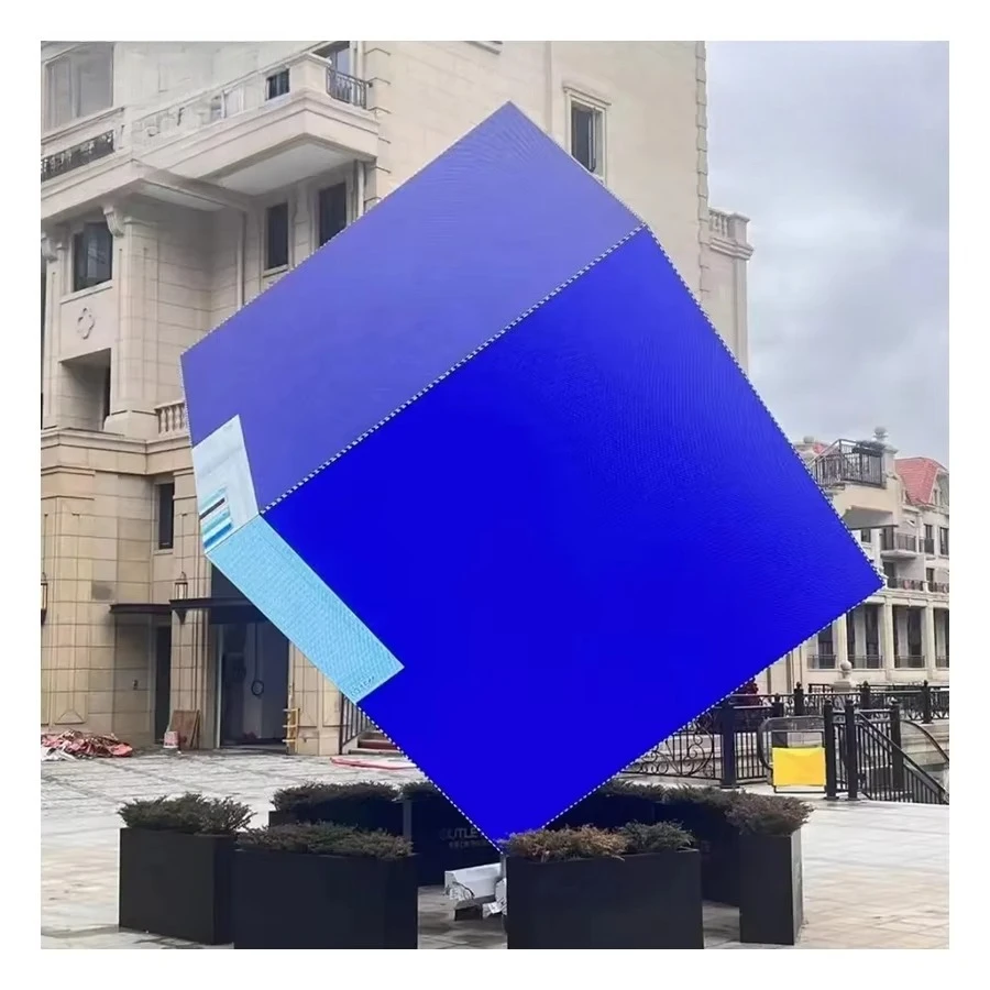 

Wi-Fi 4g Mall Креативный дизайн Светоизлучающий диод высокой четкости Экран P3.91 500x500 мм 5-сторонний светодиодный винт