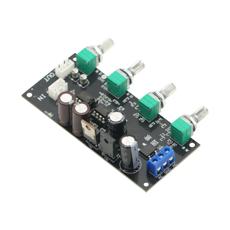 NE5532 Amplifier Tone Preamp Board Treble Bass Midrange Volume Tone Control Adjustment Pre-amplifier For Power Amplifier Module