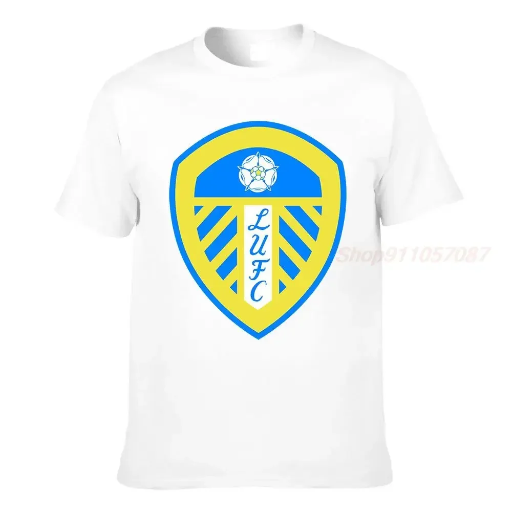 leeds united afc 3 logo printed summer men T Shirt Women New Fashion men tops tees Female Casual T-shirts